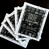 Speed Paste Minicomic #1: a lifetime’s madness in 22 pages